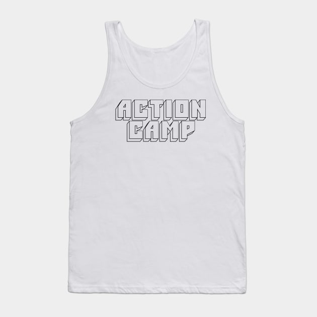 Action Camp Big Muff logo (Black) Tank Top by ActionCamp